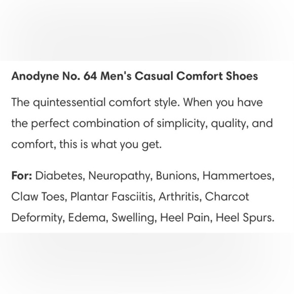 Anodyne No. 64 Men's Leather Casual Comfort Shoes Size 9W - Picture 15 of 15